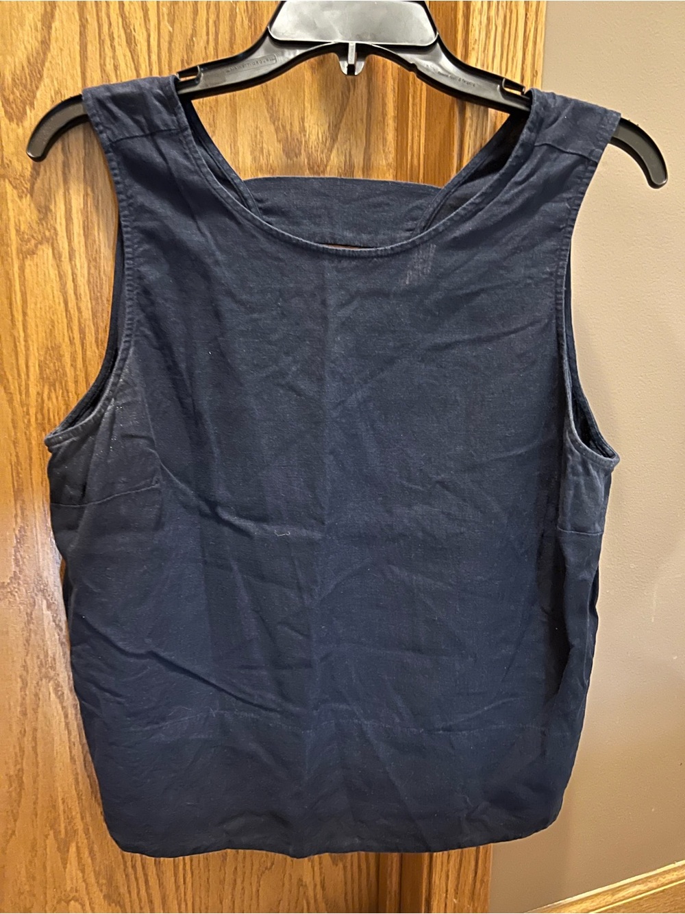 LOFT Navy Scoop Neck Sleeveless Tank